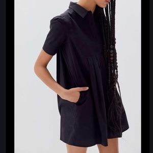 Urban Outfitters Black Babydoll Mini Dress